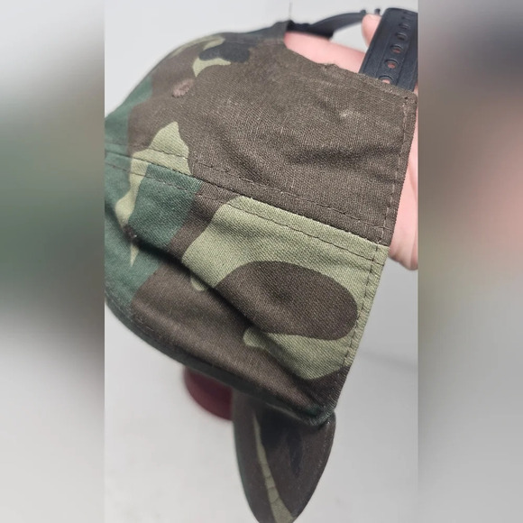 KnuckleHeads Little Threads One Day Camo Toddler Trucker Hat Size Small - Picture 7 of 15